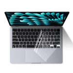 EooCoo Premium Keyboard Cover Compatible for 2026 2025-2021 M5-M2 MacBook Air 13/15,M5-M1 Pro/Max MacBook Pro 14/16, 2026 MacBook Neo 13,Laptop Accessories Ultra Thin Protector Skin - TPU Clear