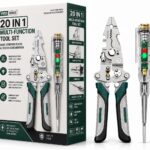 20-in-1 Wire Stripper Tool Kit with Tester Screwdriver | Multi Function Wire Stripping, Cutting & Crimping Pliers | Electrical Repair Tool for Electricians, Cable, DIY, Home & Professional Use