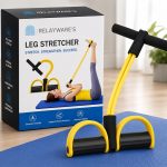 RELAYWARE'S Rubber Pull Reducer Training Bands 4 Tubes Body Trimmer Pedal Exerciser Yoga Crossfit Exercise, Arm Exercise, Tummy Body Building Training Men and Womens (Multicolour)