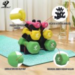 Jimwalt Premium Cast Iron Neoprene Coated Dumbbell Combo with Stand | Reach Compliant| From the House of Healthycliq | Sedex Certified| Strength Training Weight for Home Gym (10 Kg (0.5kg + 1.5kg + 3kg Set) - Image 4