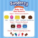 Skillmatics Sandeezy Pretend Play – Desserts, Mess-Free Sand Set | Sensory Toy with Moulds, Tools & Toppings for Kids, Non-Toxic, Indoor Activity, Screen-Free Gift for Ages 3, 4, 5, 6, 7 - Image 8