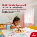 Amazon Brand – Jam & Honey Bear Face Montessori Shape Matching Puzzle | Wooden Educational Toy | Color & Shape Learning | Non-Toxic | BIS Approved | 16 Pieces | 3+ Years - Image 4