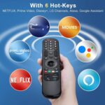 ZIEVA Compatible with LG Magic Smart LED TV Remote Model MR 21, 22, 23, 24 - Without Voice Control and with Scroll Mouse Pointer - Hot Keys Netfix, Movies and Prim Video (MR 21 GA - Without Voice) - Image 4