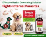 Breedo Worm Away Deworming Liquid Drops | Deworming Herbal Medicine for Pets | Worm Infestation Herbal Medicine | Pet Deworming | Easy to Use | for Puppies and Kittens | No Side Effects | 30ML - Image 2