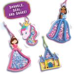 Skillmatics Shake-its – Unicorns & Princesses, Glitter Craft Kit for Kids | DIY Arts & Crafts with Keychains, Mess-Free Activity, Travel Toy, Birthday Gift for Girls & Boys Ages 4, 5, 6, 7, 8, 9 - Image 3