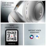 boAt 2025 Launch Rockerz Prime 415, 360 Spatial Audio, 120H Battery, 40mm Drivers, AI-ENx Tech, Beast Mode, ASAP Charge & App Support, Bluetooth Headphones, Wireless Headphone with Mic (White Sabre) - Image 3
