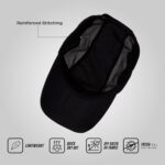 Nivia Aero Unisex Sports Cap, Lightweight Brick Dobby Weave Fabric, Built-in Vent Mesh Zones with Adjustable Strap for Outdoor Sports, Running, Training - Image 6