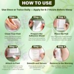 Kinoki Foot Patch Pads, Herbal Foot Care Detox Pads with Natural Ingredients, Easy Stick Sleep Patches for Foot Comfort, Relaxation and Daily Self Care Routine (Pack of 10) - Image 3