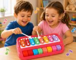 Dorytoy Kids Musical Xylophone Piano Toy, Colorful 2-in-1 with Keyboard Mallets,Educational Learning Instrument for Toddlers Boys & Girls Age 3+ Years - Image 4