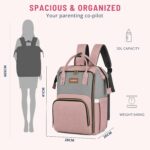 MAMMA Dual Partition Diaper Bag For Mothers for Travel, Baby Bag for Mother Travel,16 Pockets Diaper Bags for Mom and Hospital Bag for Delivery Women,Unisex Baby diaper Bag with 9 Month Warranty - Image 5