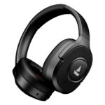 boAt Rockerz Plus 550 ANC, (~40dB) Hybrid ANC, 80Hrs Playback, 40ms Low Latency Beast Mode, 40mm Drivers, BT v5.4, Bluetooth Headphones, Wireless Headphone with Mic (Cosmic Black)