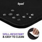Dyazo Large Anti Slip Keyboard Shortcut Extended Desk mat/Mouse Pad with PS |AI | CDR | PR | Word | excel | PPT Shortcut Keys Computer mat for Laptop Size 800 x 300 x 3 mm (Black No Logo) - Image 3
