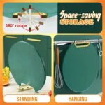 Versatile Circle Double-Sided Antibacterial Chopping Board - Thickened for Durability, Ideal Kitchenware for Efficient Cooking - Image 5