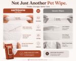 Earth Borne Dog Grooming Wipes Pack of 2(200 Total, 100 x 2) | Thick XL Pet Cleaning Wipes 7x8 Inch | Hypoallergenic, Alcohol & Paraben Free | DermaWeave Durable Texture | Sensitive Skin Safe for Dogs - Image 6