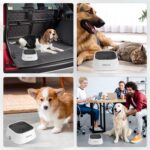 No Splash Dog Water Bowl with Floating Disk, 1.5L Slow Drinking Feeder, Anti-Overflow Anti-Choking No Spill Pet Water Bowl For Dog Cat Puppy Kitten (Black) - Image 8