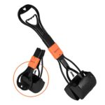 Amazon Basics Folding Jaw Clamp Poop Scooper | Pet Waste Picker | Large