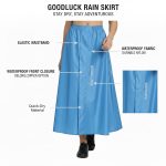 Goodluck Rain Coat Skirt Only for Girls & Women | Waterproof Nylon Rain Wear Bottom | Heavy Duty Rain Protection Skirt | Lightweight Monsoon Riding & Outdoor Rain Gear | Sizes XL to 7XL - Image 6