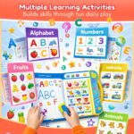 Interactive Sound Book for Kids with Marker (Ages 2–7) Learn Alphabets, Numbers, Shapes & Phonics Educational Talking Book with Music & Touch Features Multicolor Learning Toy for Toddlers - Image 7