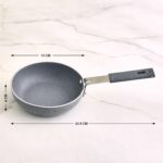 Home Centre - Nevada Aluminium Mini Frying Pan | Aluminium Cookware | Blair Nevada Collection | Grey Kitchenware | Non - Stick - Grey / 13cm - Image 3
