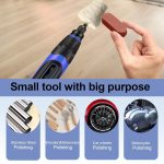Do It Your Self DIY Crafts Wool Felt Cotton Abrasive Buffing Wheel Kit,Rotary Tool Accesseries with 3mm Shaft,for Polishing Metal Jewelry Jade 1 Set Contain Pcs :- (32) - Image 8