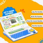 Wembley Educational Kids Laptop Learning Toy for 2-5 Years Boys Girls Computer Toys for 3 Years Fun Activity Learning Alphabet,Letter,Words,Games,Mathematics,Music,Logic Memory Tool - Blue - Image 6