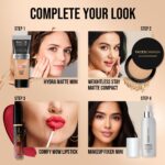 FACESCANADA Weightless Stay Matte Finish Compact Powder - Ivory, 9 G | Non Oily Matte Look | Evens Out Complexion | Hides Imperfections | Blends Effortlessly | Pressed Powder For All Skin Types - Image 5