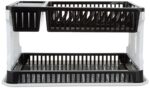 Plastic Dish Drainer, (Black & Grey, 51 cms * 33 cms * 27 cms) - Image 4
