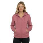HOODLIFE Women’s Zip-Up Hoodie Sweatshirt – Soft Cotton Fleece Jacket with Hood, Full Zipper, Kangaroo Pocket, Casual Winter Hoodie for Women