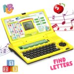 Wembley Kids Laptop Educational Computer Toys for 3+ Year Old Boy with Mouse|20 Fun Activity Electronic Learning Machine,Now Learn Letter,Words,Games,Mathematics,Music,Logic,Memory Tool,Multi Color