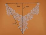 White,Vintage Dyeable Hand Crafted Embroidered Rayon Neck Lace Patch | material for Lace Jewelry,Scrap Book,Suits,Shirts,Dresses Qty 1 piece ,Used As Trims,Borders,Designer Embroidery Patch,Applique,Sewing Supplies,DIY Art & Craft . - Image 4