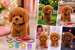 Remote Control Walking Dog Toy Interactive Battery Operated Puppy Plush Soft Moving Tail Electronic Pet Toy for Kids Boys Girls Educational Fun Gift - Image 7