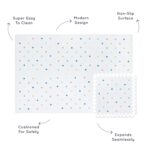Kind & Me Play Mats for Kids Toddler Baby Playmats Stylish Modern Premium Cushioned Soft Waterproof Crawling Playing Mat Floor Tiles 610x610x12 Mm (Set of 6, 24 Sqft, Colour Pop),Multicolor - Image 6