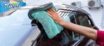 SOFTSPUN Microfiber Cloth for Car 1400 GSM 40x60 cms 1 Pc Aqua Blue/Grey | Twisted Loop Super Absorbent Towel - Edgeless Design with Plush Pile and Lint Free Cloth for Drying and Detailing. - Image 5