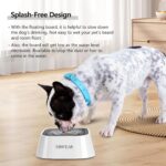 No Splash Dog Water Bowl with Floating Disk, 1.5L Slow Drinking Feeder, Anti-Overflow Anti-Choking No Spill Pet Water Bowl For Dog Cat Puppy Kitten (Black) - Image 4