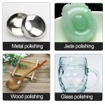 Do It Your Self DIY Crafts Wool Felt Cotton Abrasive Buffing Wheel Kit,Rotary Tool Accesseries with 3mm Shaft,for Polishing Metal Jewelry Jade 1 Set Contain Pcs :- (32) - Image 23