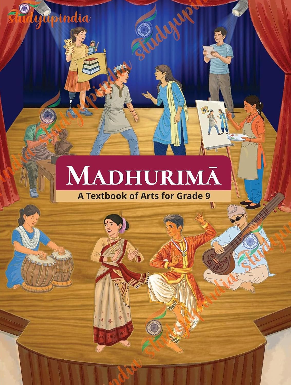 71ERvns7rTL._SL1500_.jpg NCERT CLASS 9 Madhurima, Textbook of Arts for Grade 9, 914 (2026-2027 edition) - Image 1
