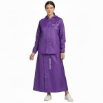 Goodluck Women’s Waterproof Skirt Suit Raincoat Set with Hood | Heavy Duty Rain Protection | Lightweight Windproof | Waterproof Nylon | Outdoor Rainwear for Travel Hiking Cycling - Image 5