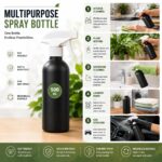 500ml Refillable Spray Bottle, Durable HDPE Plastic Trigger Sprayer, Fine Mist & Stream Spray, Leak-Proof BPA-Free Bottle for Cleaning Supplies, Plants, Beauty & Home Use (Pack of 1) - Image 5