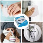 Paper Napkins for Home 400 Sheets | Soft & Absorbent Tissue Paper Napkin for Office, Restaurants, Travel & Daily Use | 100 Sheets x 4 Packs | 30x30 cm Size - Image 5