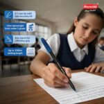 Reynolds AEROSLIM Ball Pen SET - 70 PENS (60 BLUE, 5 Black, 5 Red) | PEN WITH COMFORTABLE GRIP |BALL PENS FOR WRITING | PEN FOR STUDENTS & OFFICE STATIONERY | 0.7 mm TIP SIZE - Image 4