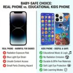 Kids Phone – Rechargeable Toy for Kids with 24 Learning Modes | Talking Dummy Mobile for Boys & Girls Age 2–12 | Educational Mobile Phone Toy with, Music & Games Flash Card Phone - Image 6