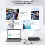 BLACK CROWN VGA to VGA Cable 3M, Computer VGA Monitor Cable 1080P Full HD Male to Male Cord HD, Engineering Brade Cord 3M for Computer PC Monitor Laptop TV Projector and More. - Image 7