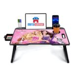 Study Table Bed Table Premium Laptop Table/Foldable and Portable Wooden/Writing Desk for Office/Home/School (Barbee) - Image 2