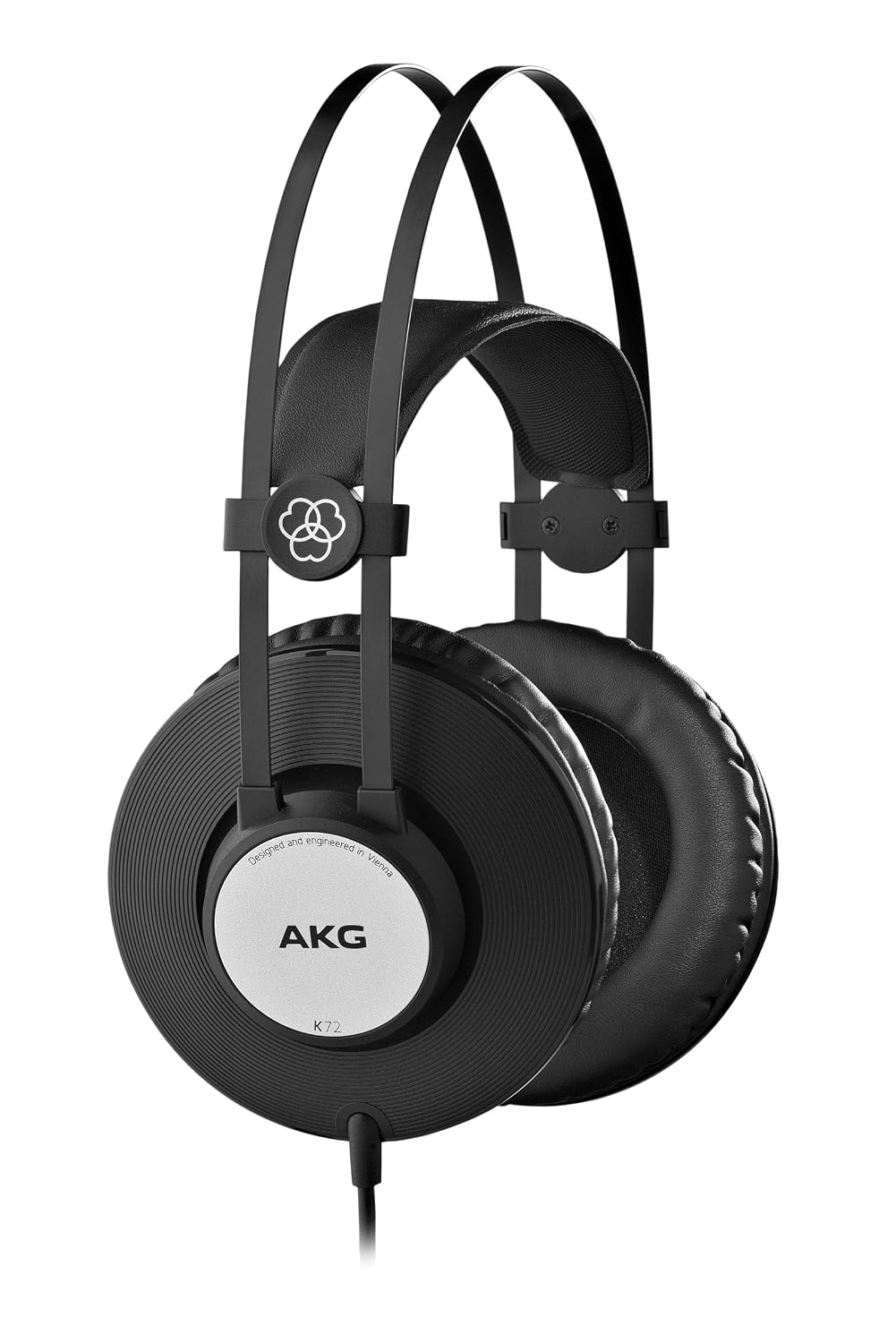 71FLGNpk4pL._SL1500_.jpg AKG K72 Closed Back Studio Over Ear Wired Headphones, Black, Pack of 1 - Image 1