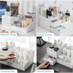 Desk Organizer Storage Box with Drawer | Multi-Compartment, For Office, Study & Makeup Storage, Stationery Holder, Cosmetic Organizer, Desktop Storage Rack - Image 6