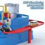 Kidology Car Race Tracks Toy Kids | Car Adventure Rescue Track Set Educational Toy for Boys & Girls 3+ Years | Playset City Rescue Activity For Toddlers | Pre Educational Learning Puzzle Birthday Gift - Image 3