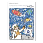 Orchard Toys Outer Space and Animals Sticker Colouring Book Engaging Educational Activity Designed for Preschoolers and Kids Aged 3 to 7 Years – Set of 2 - Image 5