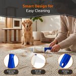 Amazon Basics Pet Hair Remover Lint Roller | 5 rolls and 60 sheets each roll | Strong Adhesive Sheets | Easy Peel-Off Design | Ergonomic Grip | Multi-Surface Cleaner for Clothes, Sofas, Fabric and Car Seats - Image 4