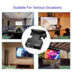 HDMI to VGA Adapter,1080P HDMI Female to VGA Male with Audio Output Cable Converter, Female HDTV Input to Male VGA Output Adapter with 3.5mm Audio Jack for TV,Computer,Projector,Laptop. - Image 9