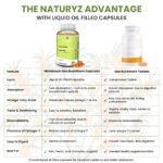 NATURYZ Himalayan Sea Buckthorn Berry Oil Triple Strength 1120mg | Liquid fill Technology for High Absorption & Bioavailability | Full Spectrum Cold-Pressed Vegetarian Omega 7 + Omega 3-6-9 | Skin Glow, Immunity & Gut Health Supplement | Gentler on Stomach, Non-GMO – 60 Veg Capsules - Image 5